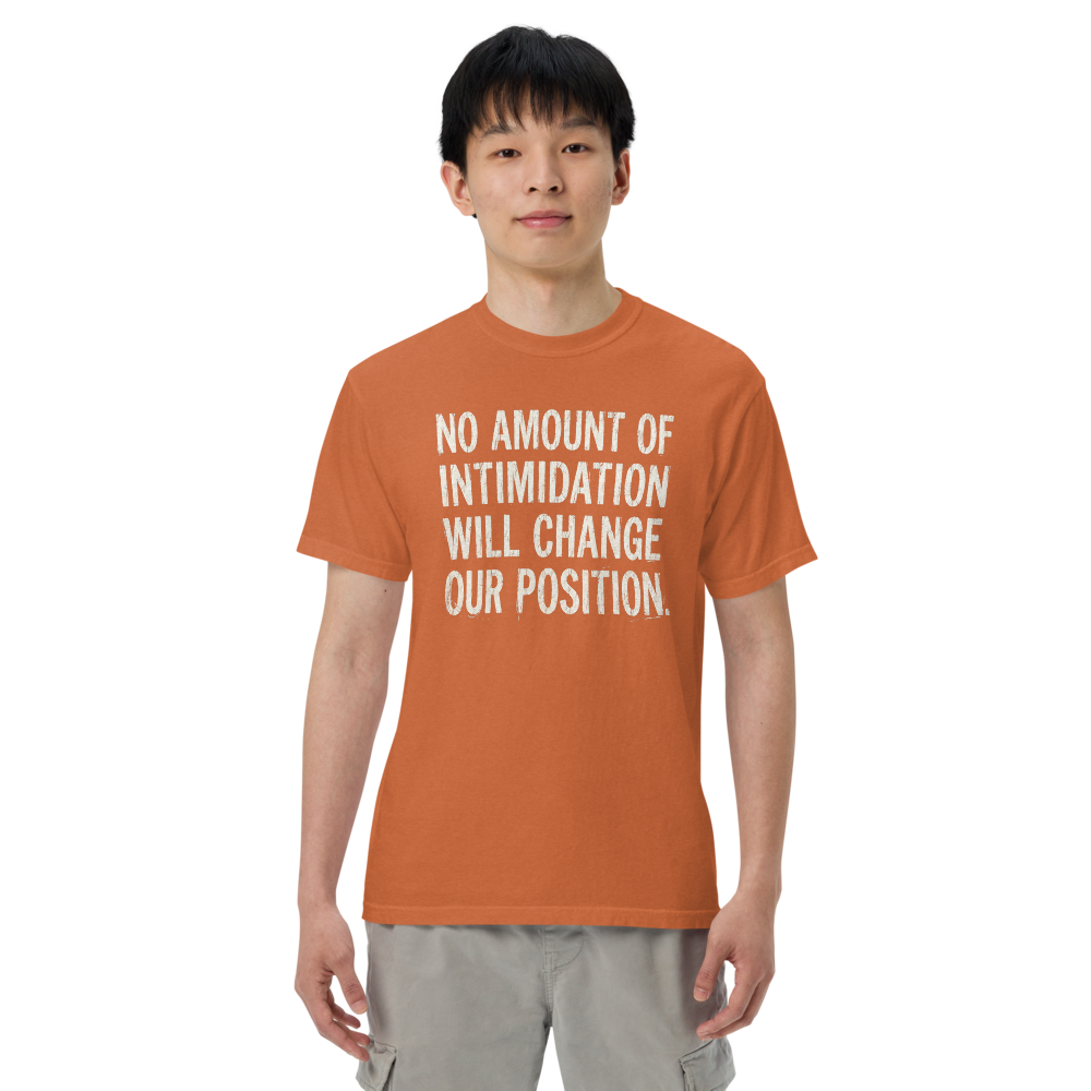 No Amount of Intimidation